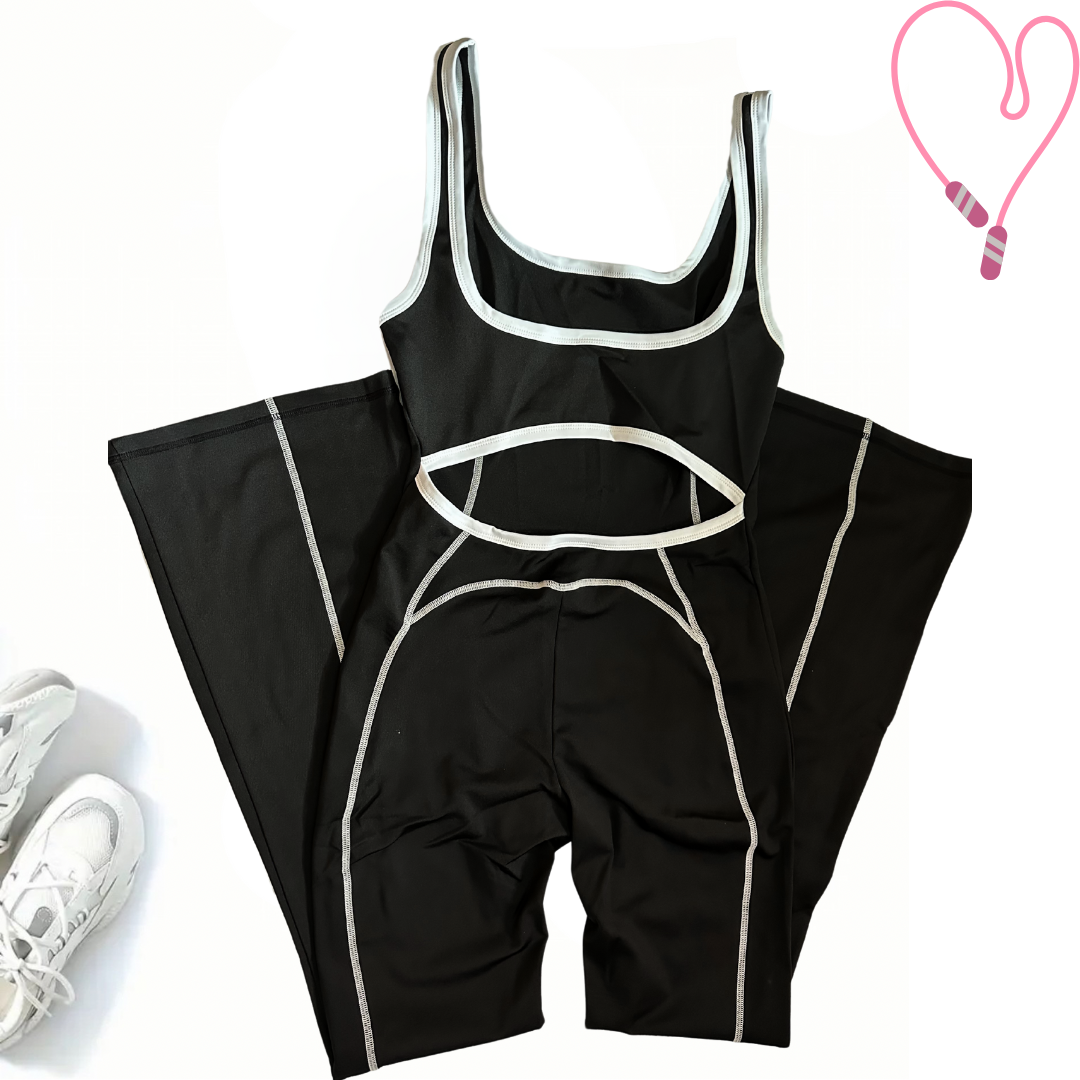 Chic Black & White Flare