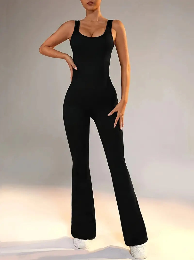 Shape Up Flare Jumpsuit