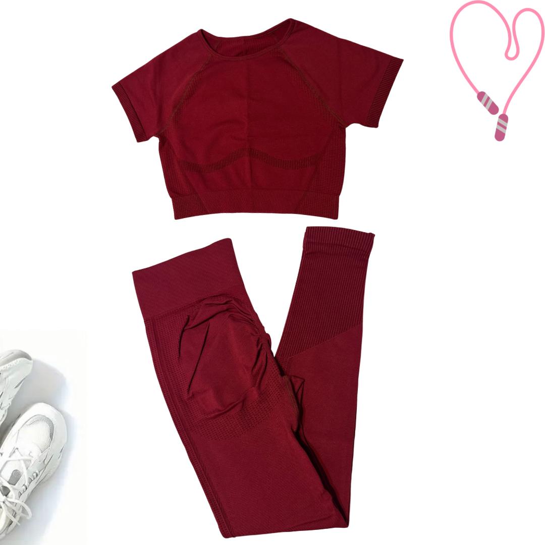 UrbanEase Crop T-Shirt Set