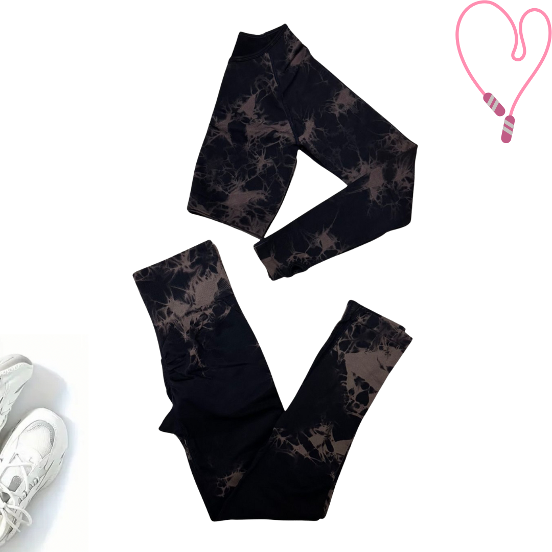 Tie-Dye Seamless Workout Set