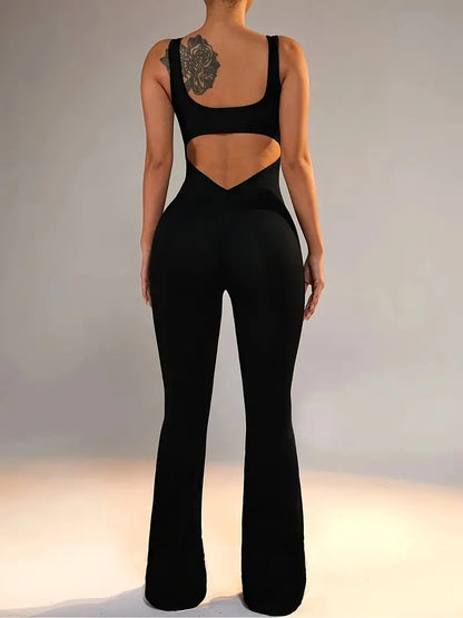 Shape Up Flare Jumpsuit