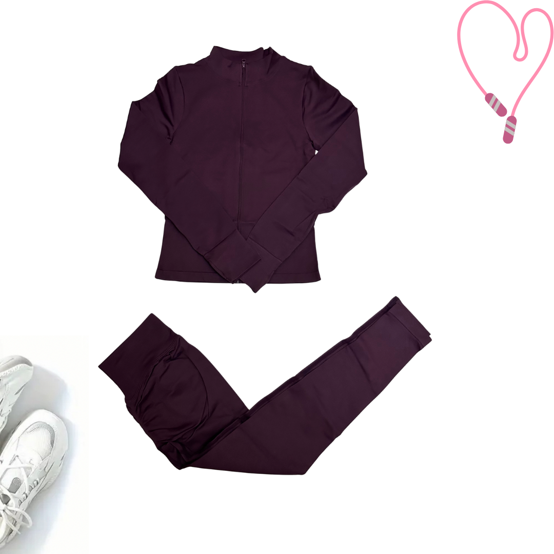 Women’s Zip-Up Gym Set