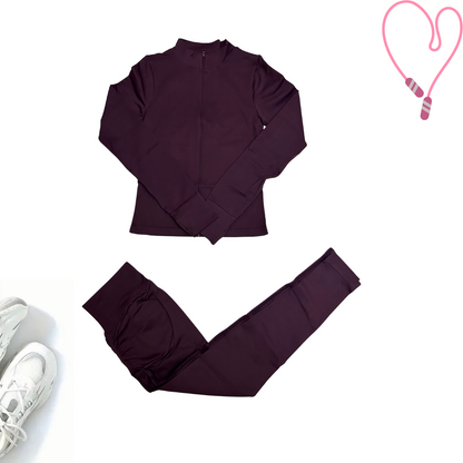 Women’s Zip-Up Gym Set