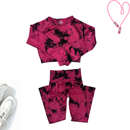 Tie-Dye Seamless Workout Set