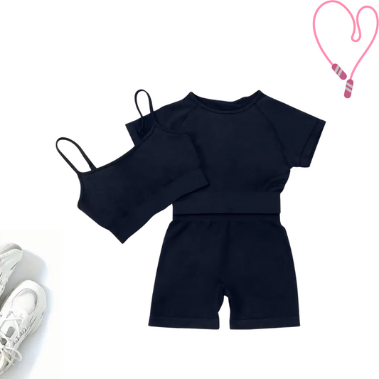 Seti UrbanFlow 3‑In‑1 Tee & Shorts