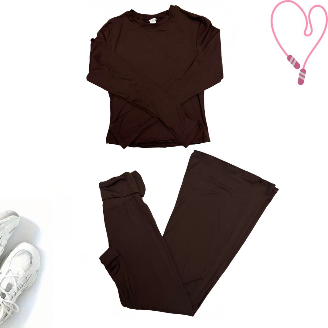 Women’s Seamless Flare Gym Set