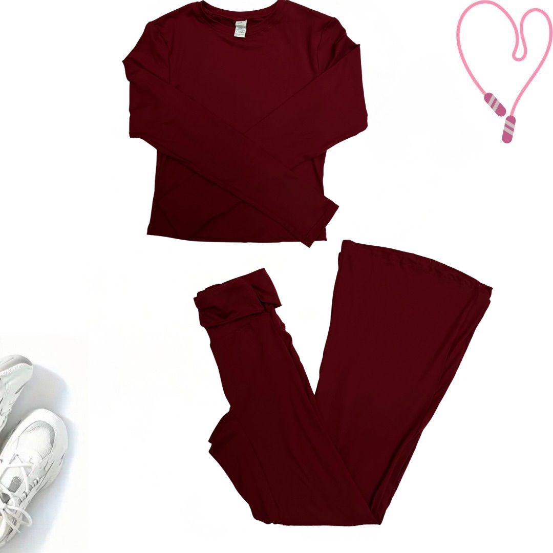 Women’s Seamless Flare Gym Set