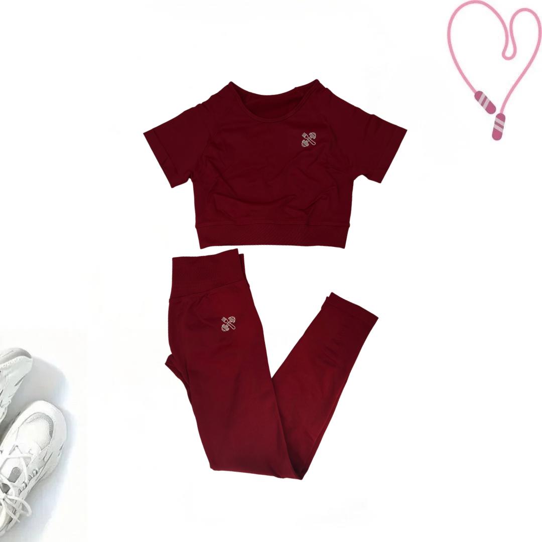 UrbanEase Crop T-Shirt Set
