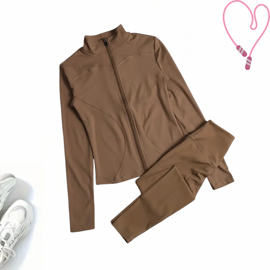 Sculpt Fit Zip-Up Activewear Set