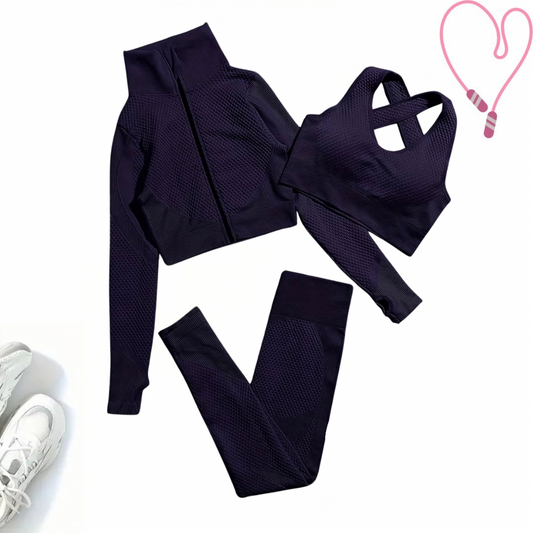 Seamless Sculpt 3-Piece Workout Set