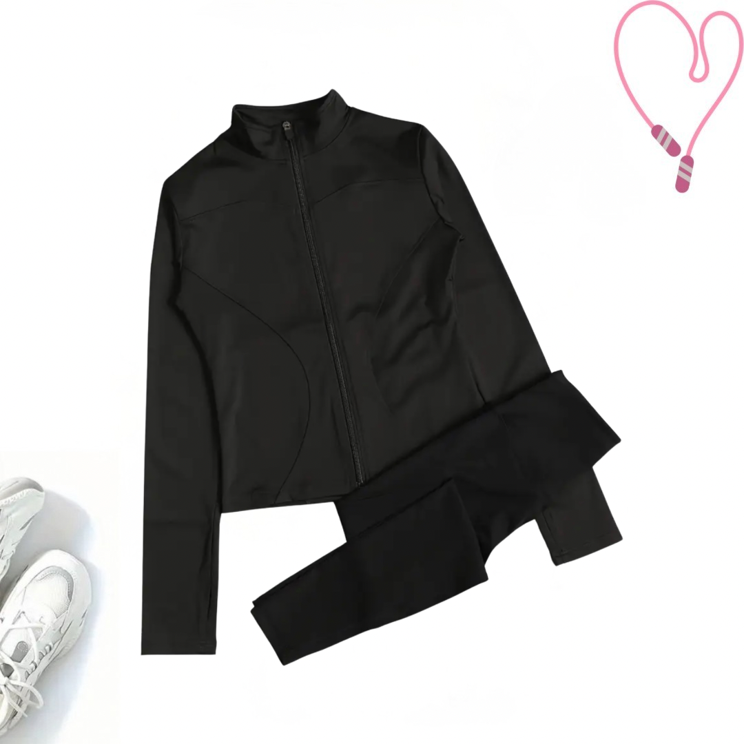 Sculpt Fit Zip-Up Activewear Set