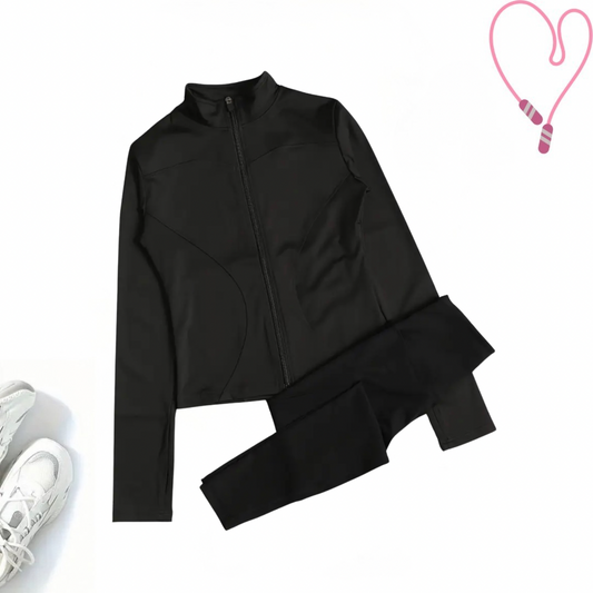 Sculpt Fit Zip-Up Activewear Set