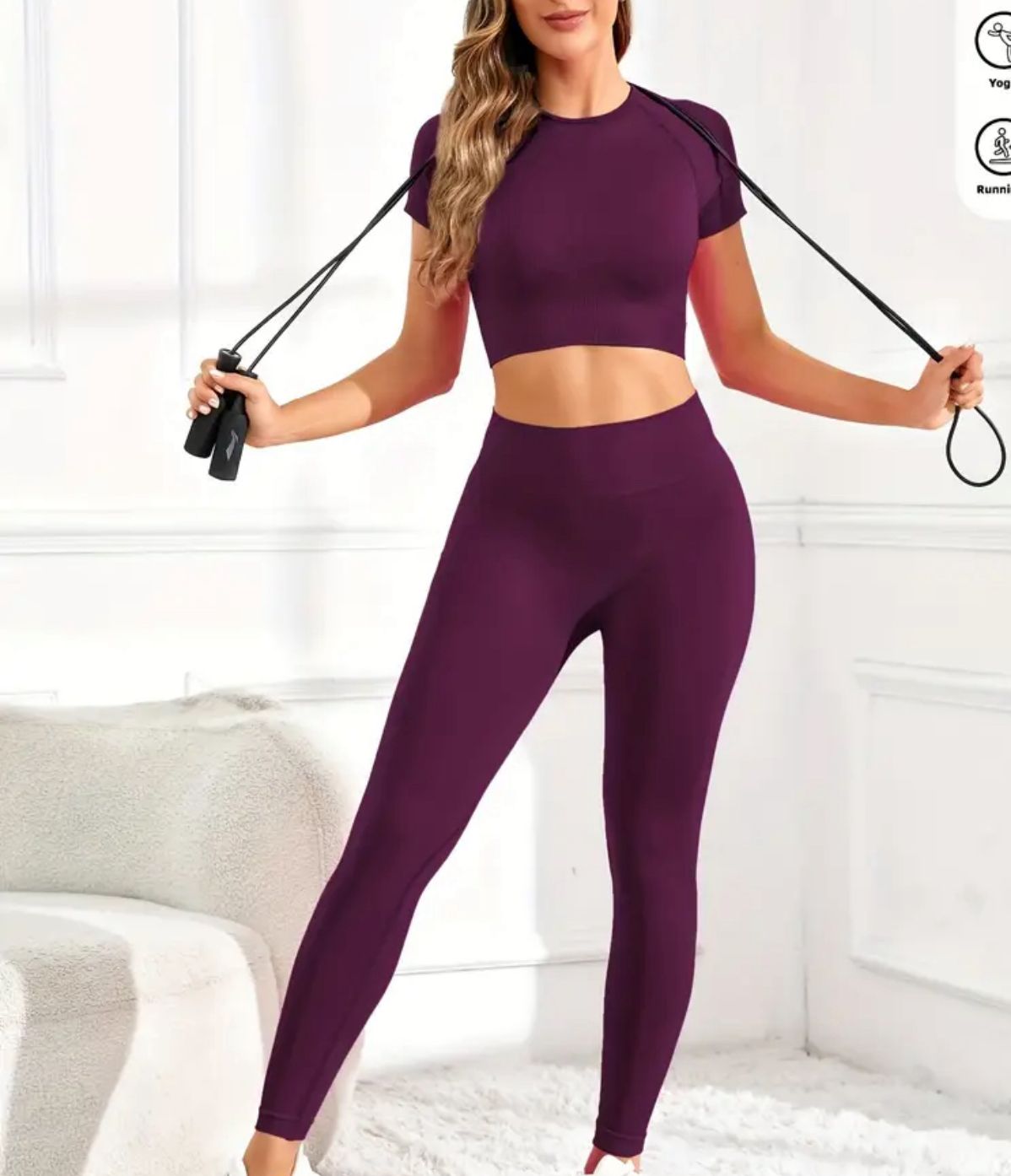 UrbanEase Crop T-Shirt Set