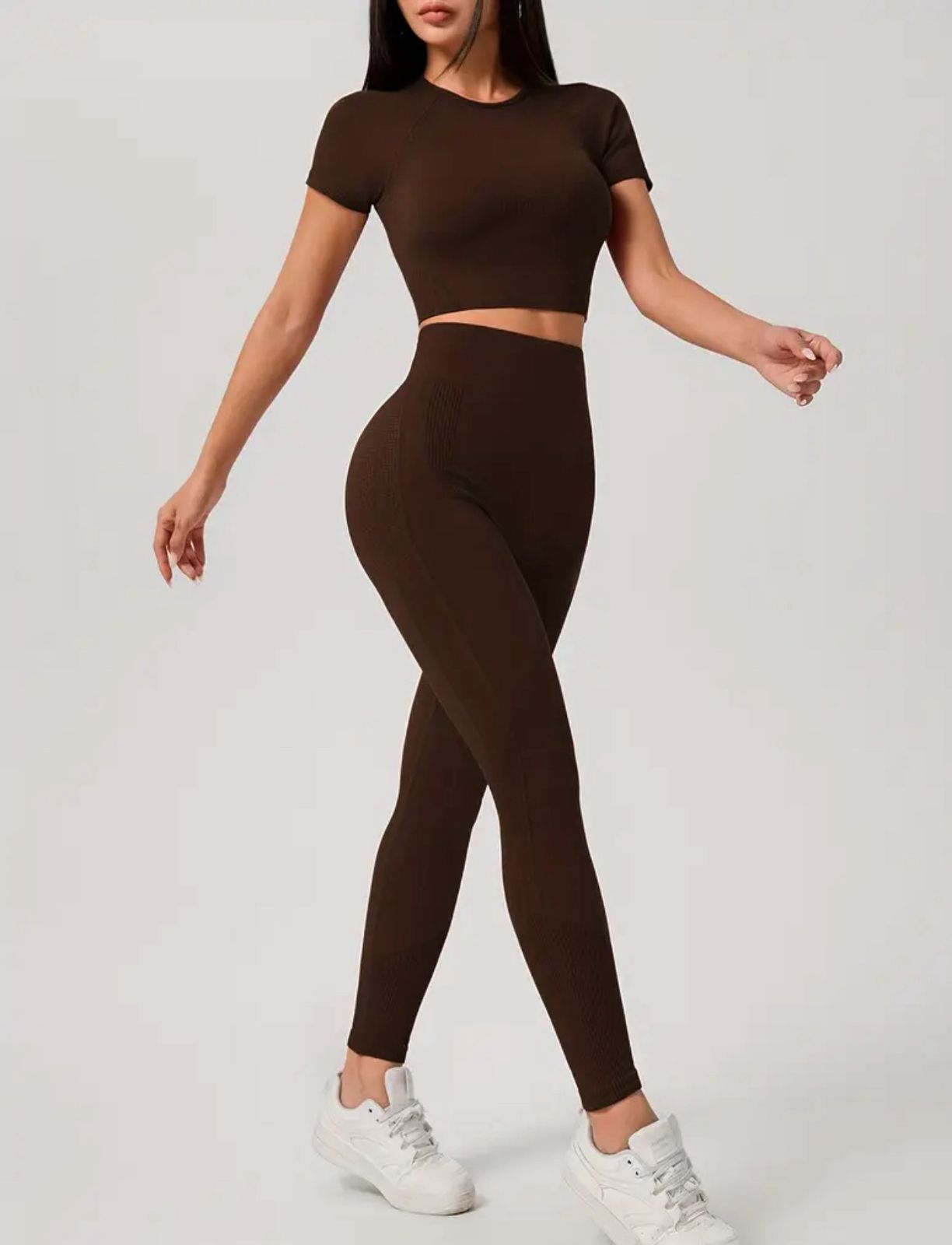 UrbanEase Crop T-Shirt Set